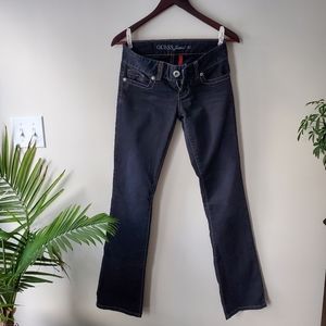 Guess mid rise jeans dark wash bootcut size US 25